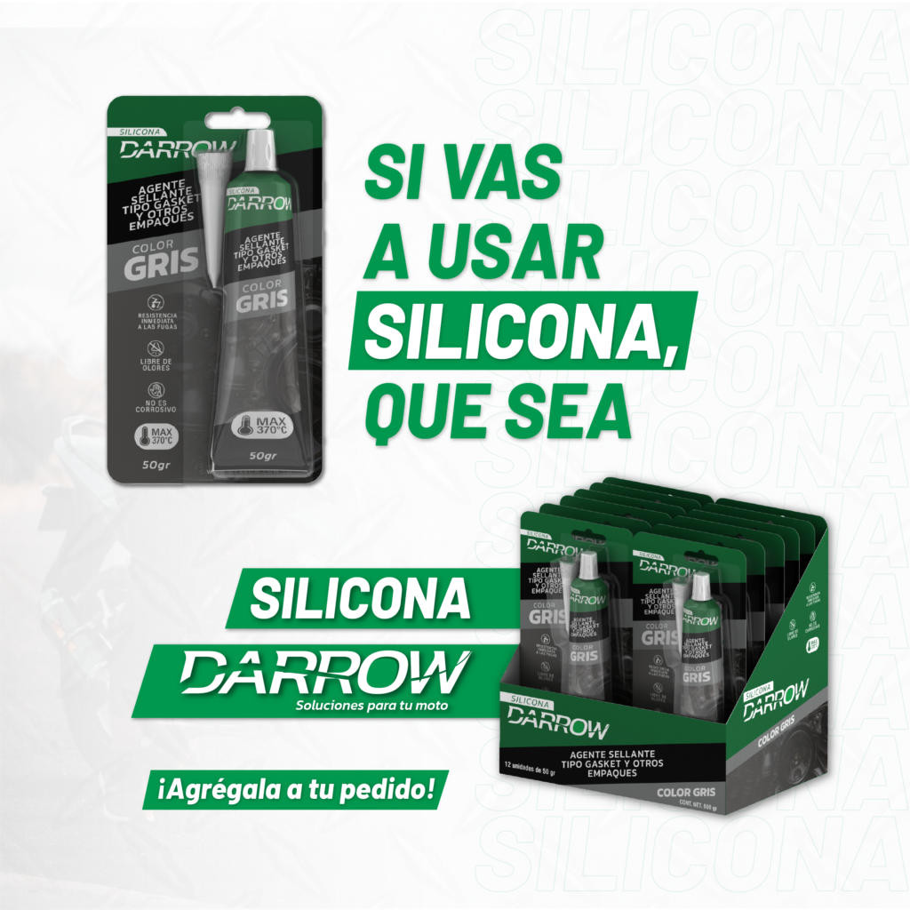 Si vas a usar silicona, que sea DARROW