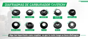 Diafragma: sistema respiratorio de la moto