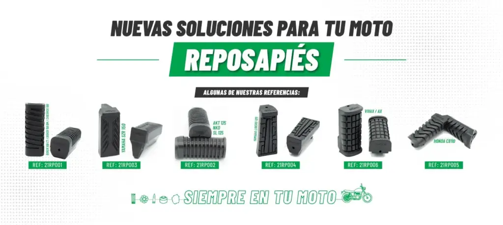 Reposapiés para motos
