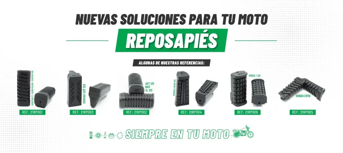 Reposapiés para motos